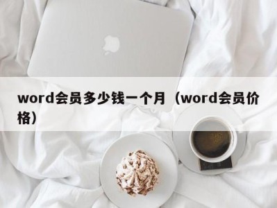 济南word会员多少钱一个月（word会员价格）