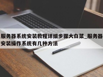 济南服务器系统安装教程详细步骤大白菜_服务器安装操作系统有几种方法 