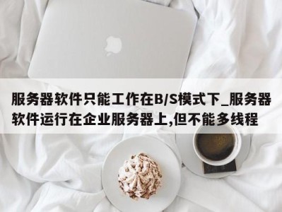 济南服务器软件只能工作在B/S模式下_服务器软件运行在企业服务器上,但不能多线程 