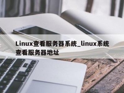 济南Linux查看服务器系统_linux系统查看服务器地址 